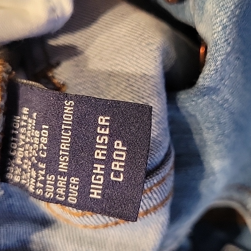 Madewell high rise crop button fly jeans size 25 - Picture 7 of 9